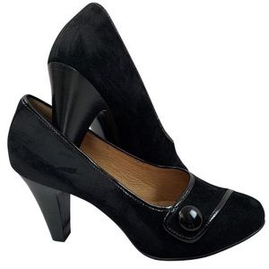 SOFFT | Suede Leather Mary Jane Stacked Heels